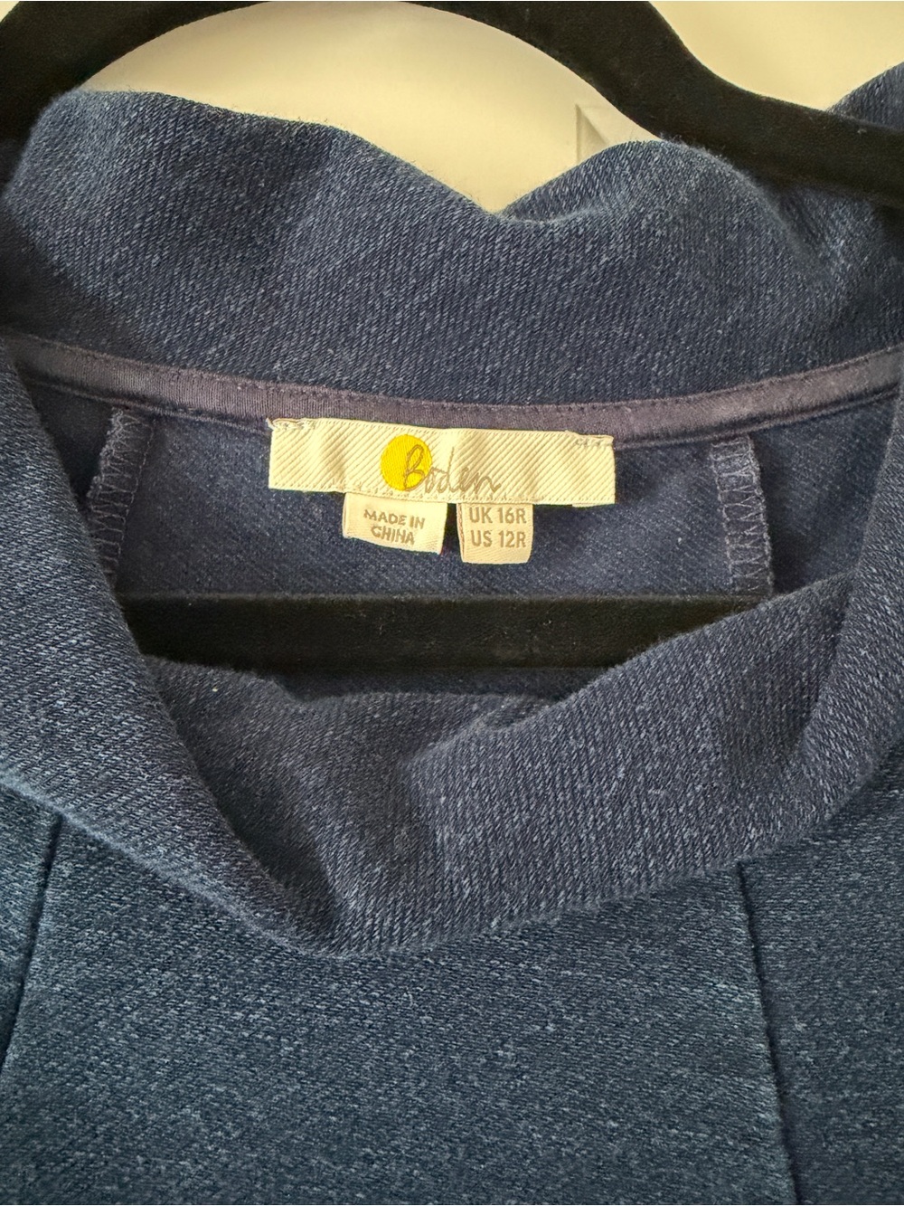Boden Women’s Navy Blue denim Pocket Shift Dress - Picture 2 of 2